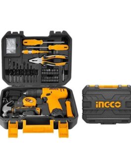 Ingco 81 Pieces Tools Set with 12V Li-ion Cordless Drill – HKTHP10811