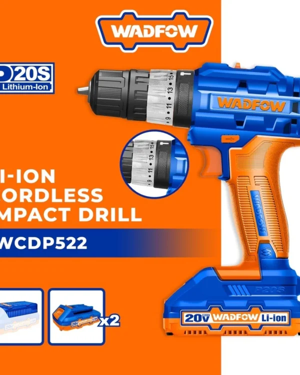 Wadfow Lithium-ion Impact Drill - WCDP522