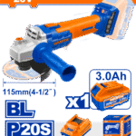 Wadfow 20v Lithium-ion Brushless Angle Grinder - WLAPM22
