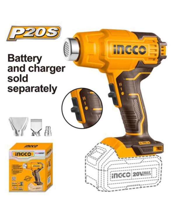 Lithium-Ion heat gun  20V - HGLI2002