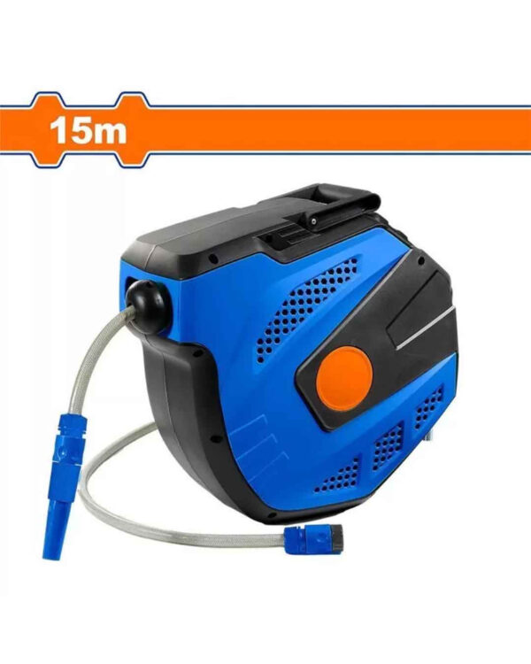 WADFOW 1/2″ Automatic Slow-Retract Water Hose Reel (15 m + 1.5 m) - WVZ1515