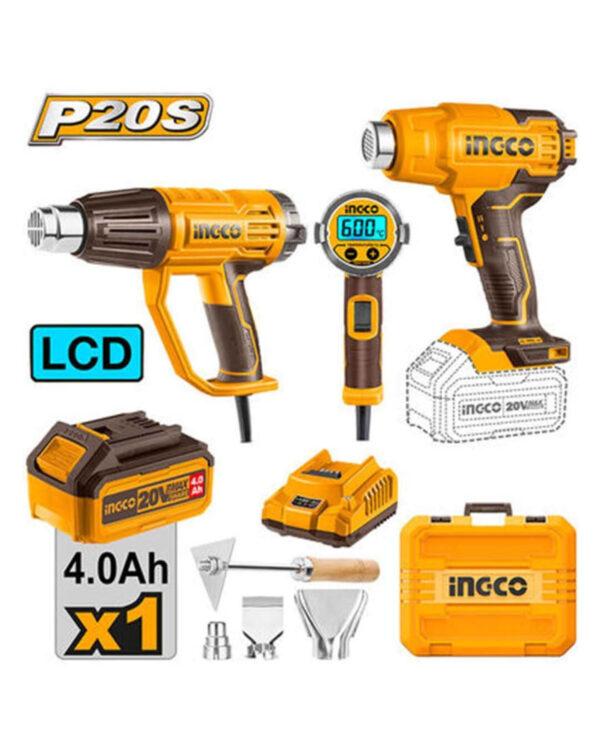 Heat gun combo kit  2000w + 20v - COSLI240201