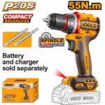 Cordless Impact Drill 20V 55Nm - P1C5 (CIDLI205581)