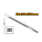 Hex chisel 28X35X 530mm - flat - C5 / DBC0425302