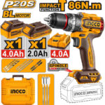 Cordless impact drill 20V 86Nm + 2 Battery - P1C5 / CIDLI20868
