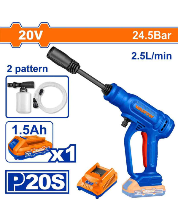 Cordless pressure washer  (WQX01203)  "20V" Wadfow