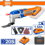 Cordless multi-tool 20v + battery + charge (WMUP5021) Wadfow