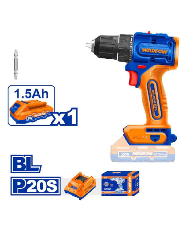 Brushless cordless drill (WCDP5521) Wadfow