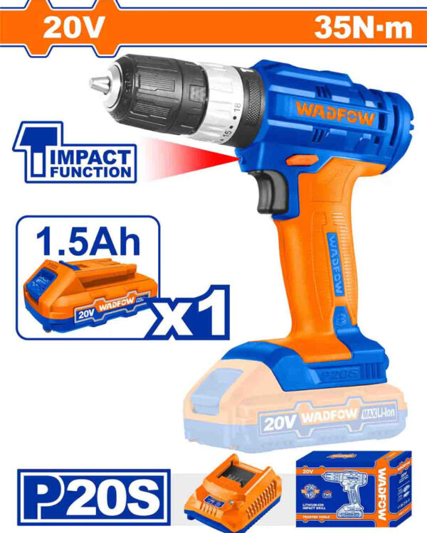 Cordless impact drill (WCDP521) Wadfow