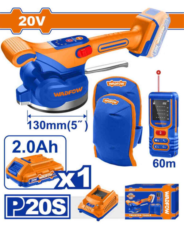 Cordless tile vibration machine combo kit (WOS241185) Wadfow