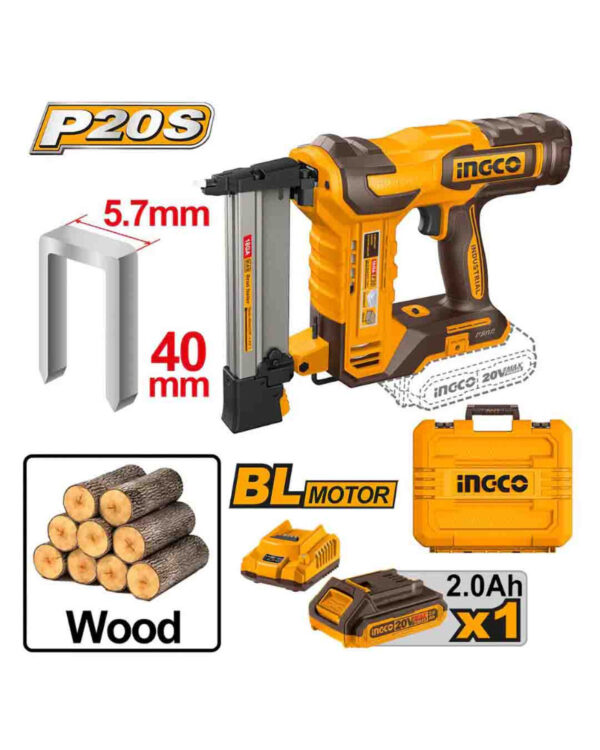 Cordless crown stapler nailer - CCSNLI6008