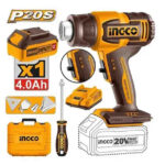 Cordless heat gun 20V + 4Ah battery - C5 (HGLI20065) Ingco