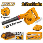 Cordless blower small 20V 2 Speed + Battery - P1C4 / CABLI200181