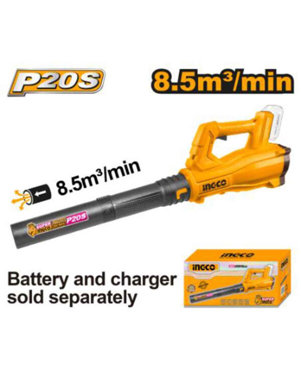 Cordless blower 20V Big - P1C2 (CABLI20323) Ingco