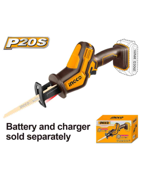 Cordless reciprocating saw 20V - P1C10 (CRSLI6508) Ingco