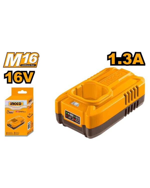M16 battery charger 16V 1.3A - P1C20 (FCLI1613) Ingco