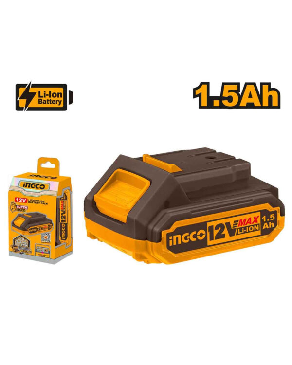 Lithium-Ion battery pack 12V 1.5Ah - C20 (FBLI12151) Ingco