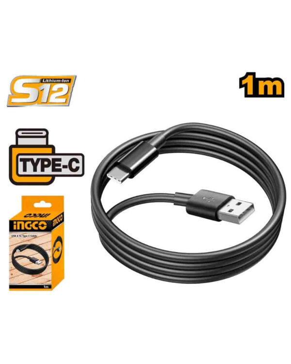 USB type-A to type-C cable 1m - C120 (IUCC01) Ingco