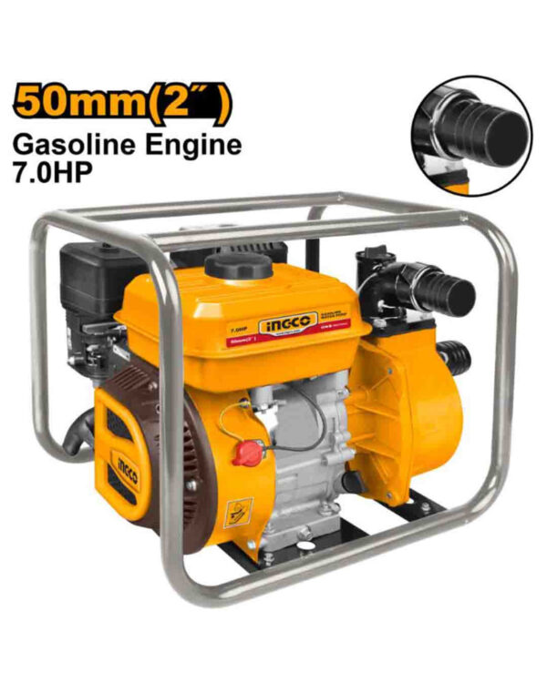 Gasoline water pump 50mm 2" (GWP202) Ingco 9 "Irrigation"