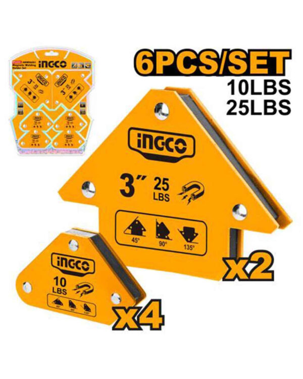 Magnetic welding holder set - P10C20 (AMWH6001) Ingco