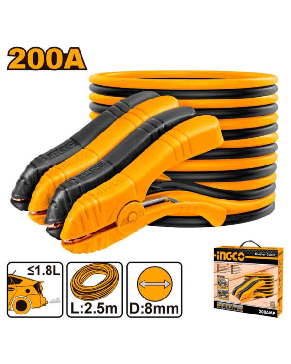 Booster cable 200A - C12 (HBTCP2001) Ingco