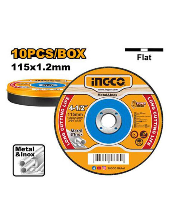 Abrasive metal cutting  disc set - MCD121155