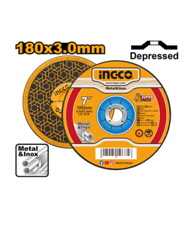 Abrasive metal cutting disc - MCD301801