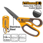 Rubber grip long-blade  scissors - HSCRS812108