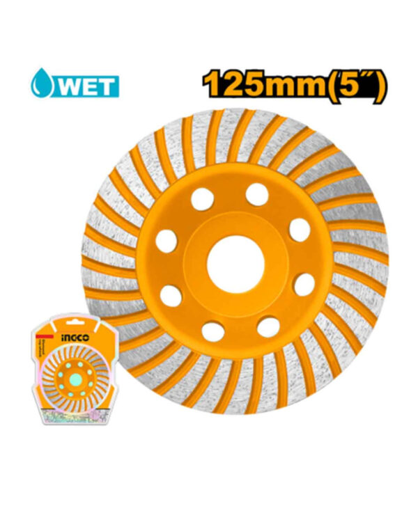 Diamond cup wheels 5" - C20 (CGW011251) Ingco
