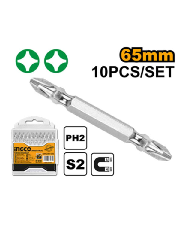 PH Screw Driver Bit Double Sided - P25C100 (SDB21PH233) Ingco