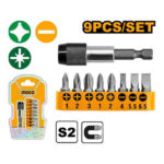 9pcs Screw Drivers Bits Set - P25 (AKSD0071) Ingco