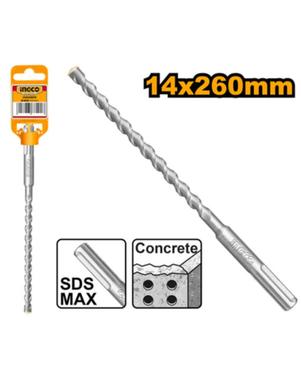 SDS max hammer drill 14X 260mm - C50 (DBH1241401) Ingco