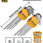 18 Pcs hex key and torx key set - P6C24 (HHKSET0181) Ingco