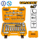 62 Pcs 1/2" socket set - P1C4 (HKTS12602) Ingco