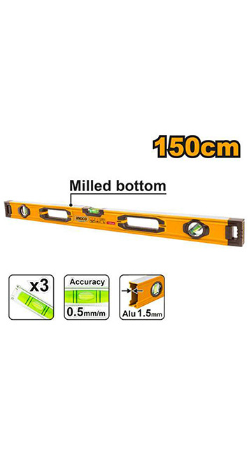 Spirit level 150cm -  HSL08150