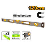 Spirit level with  powerful magnets  120cm -  HSL38120M