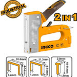 Heavy duty 2 In 1 staple gun 4-14mm - P5C20 (HSG1408) Ingco