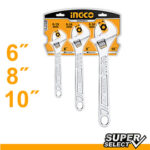 Adjustable wrench set - P5C20 (HADWK031) Ingco
