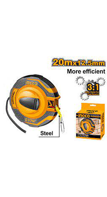 Steel measuring tape 20mx12.5mm - P10C40 (HSMT8420) Ingco