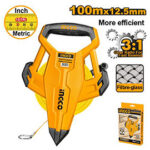 Fibreglass measuring tape 100mx12.5mm (HFMT83100) Ingco