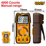 Digital multimeter 600V 4000 Counts - P20C40 (DM36002) Ingco