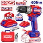 Compact Brushless Cordless Impact 60N-m (ECIDL20602) Emtop