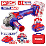 Cordless angle grinder 900W MAX (ELAG211542) Emtop