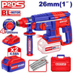 Cordless rotary hammer 26mm(1") (ELRH202287) Emtop