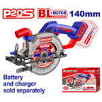 Cordless circular saw 140mm (ELCS1402) Emtop