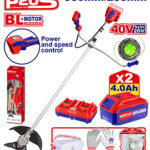 Cordless string trimmer and brush cutter 330mm/225mm (ELMR202523) Emtop