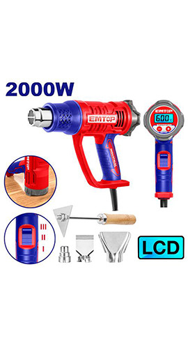 Heat gun 2000W (EHGN20056) Emtop