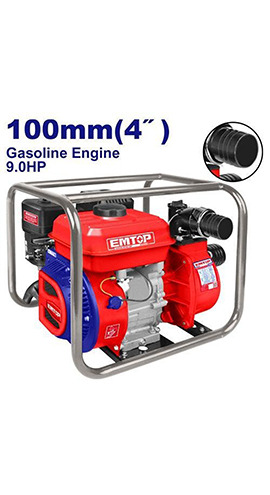 Gasoline water pump 100mm (4") (EGWP10012) Emtop