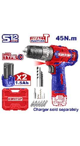 Cordless drill / ECDL12620
