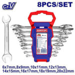 Double open end spanner set "8pcs" (EDES10801) Emtop